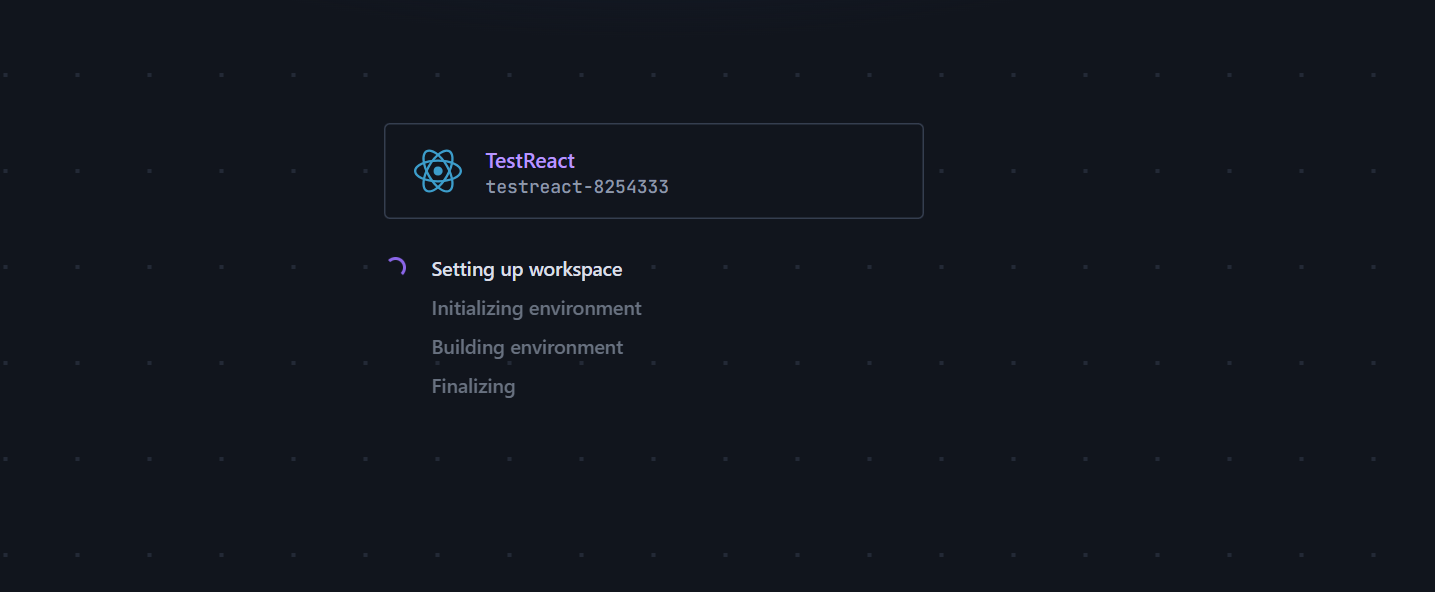 New Project Configuration