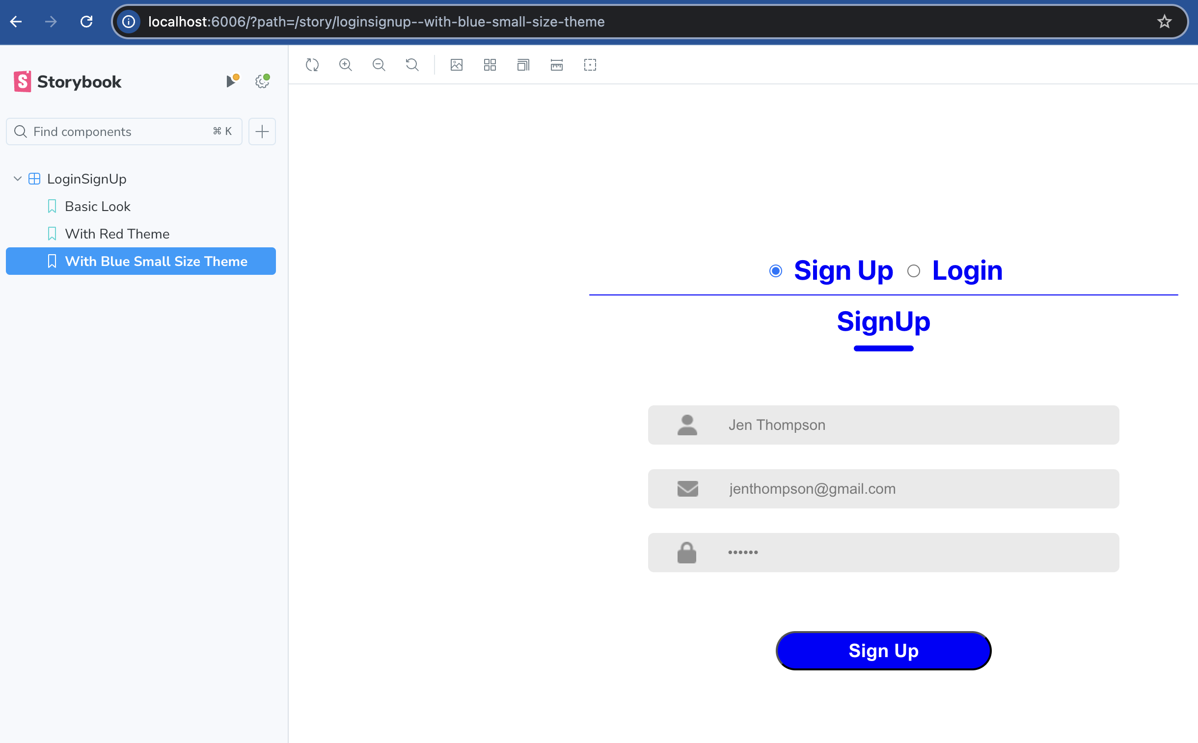New story With Blue Small Size Theme