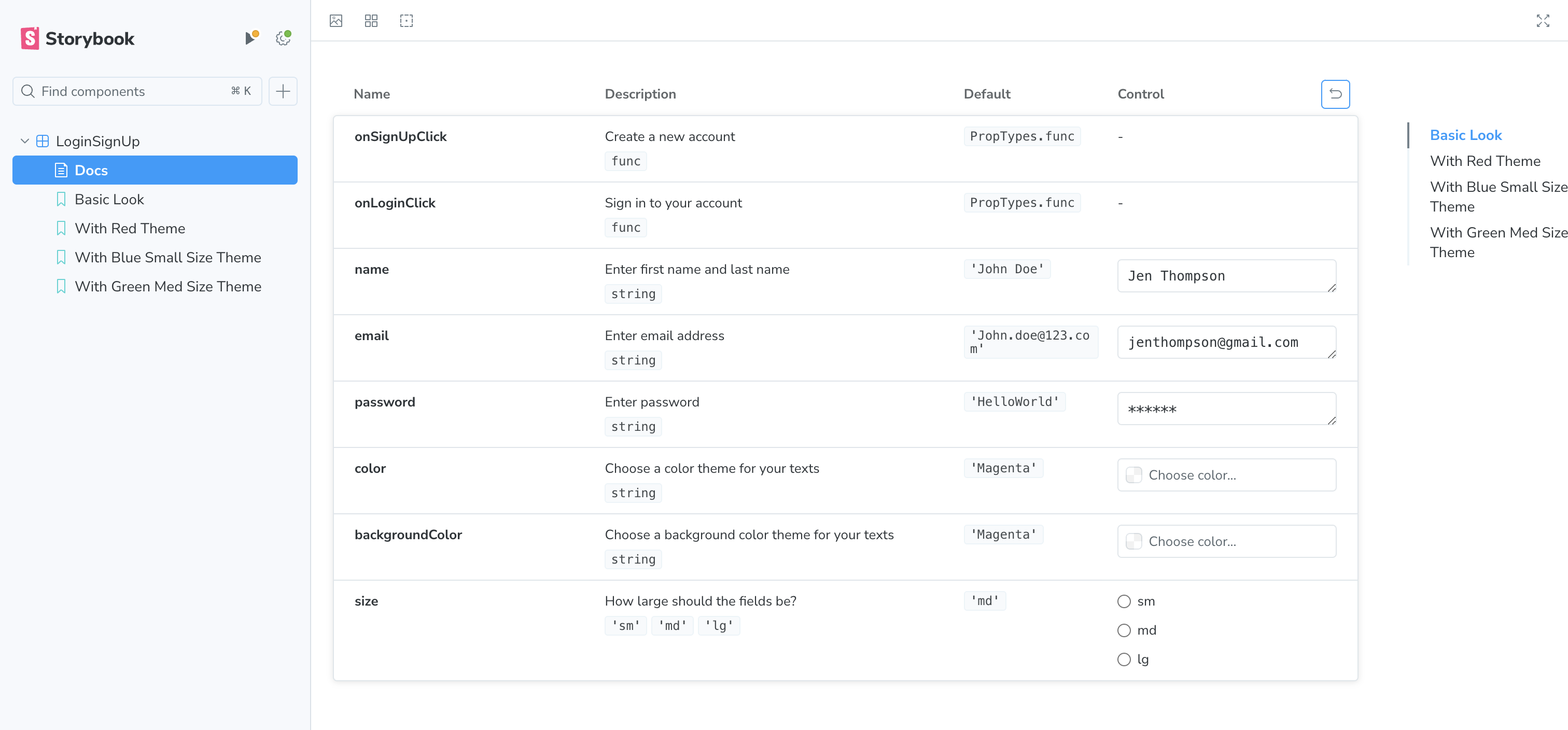 Adding table of contents