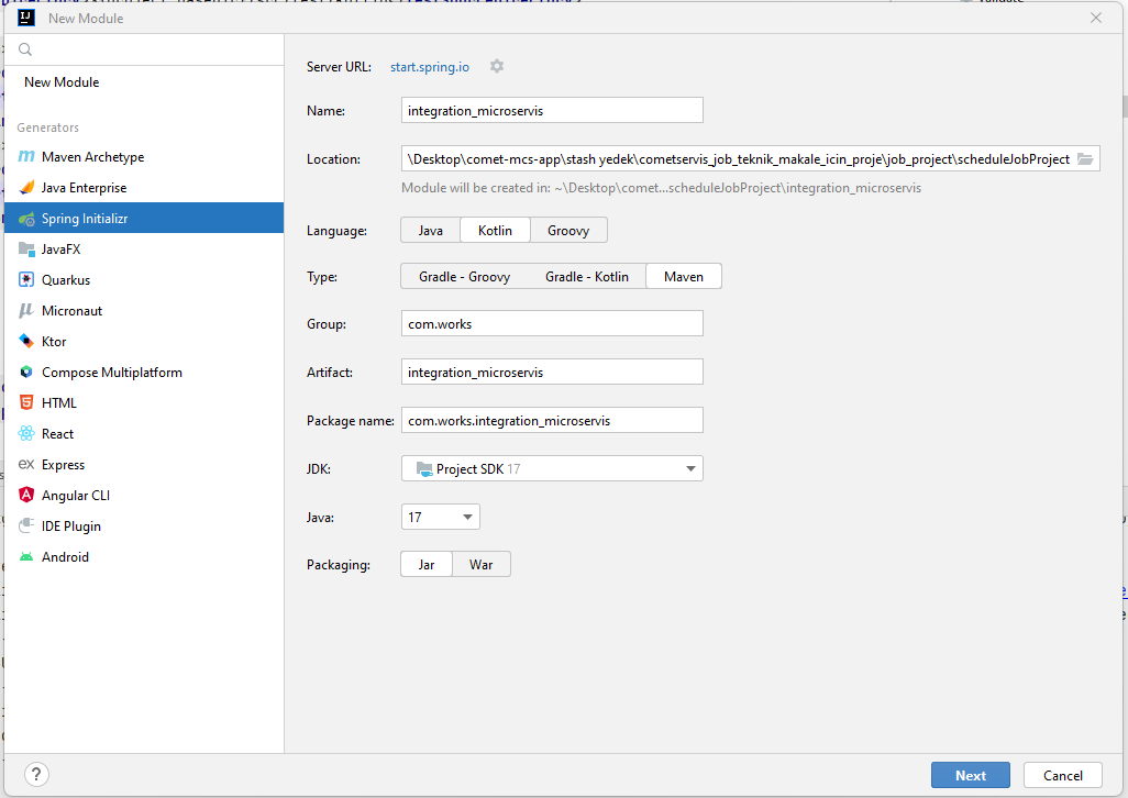New module: integration_microservice