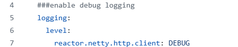 Enable Logging for HTTP Requests and Responses (2/2)