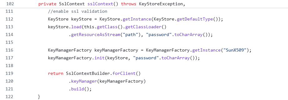 Enable SSL/TLS Validation