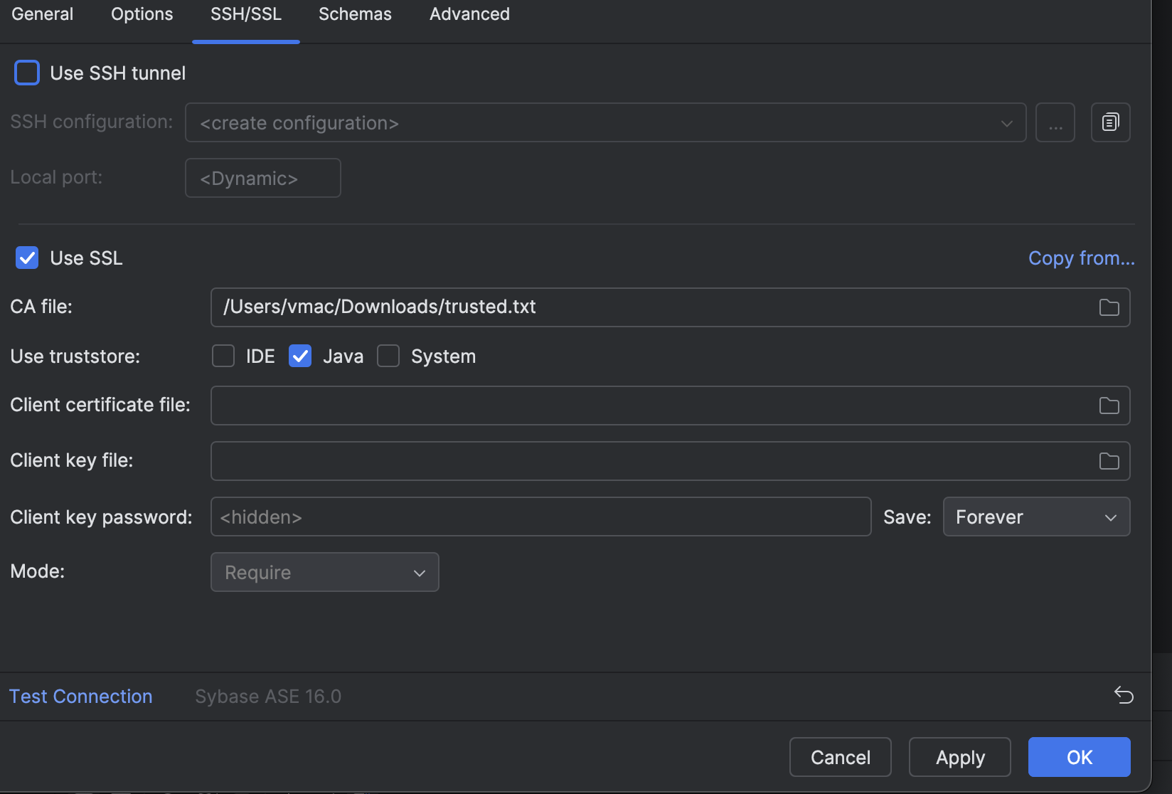Enable SSL