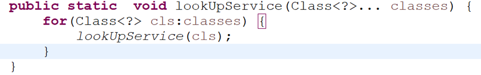 Expose a service by declaring its fully qualified implementation class name in META-INF/services/ fullyQualifiedServiceInterface