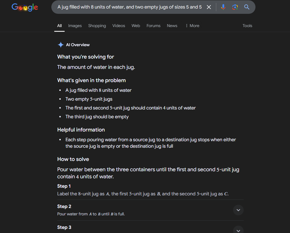 Google's response (1/2)