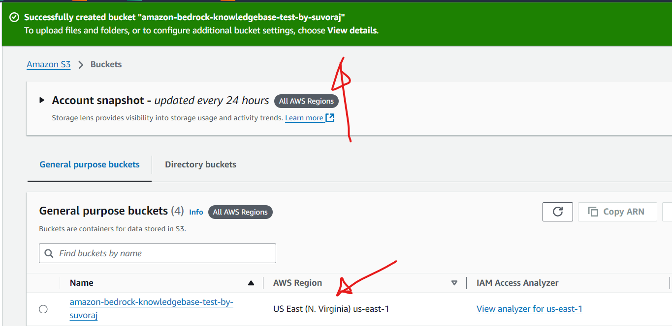 Select AWS region