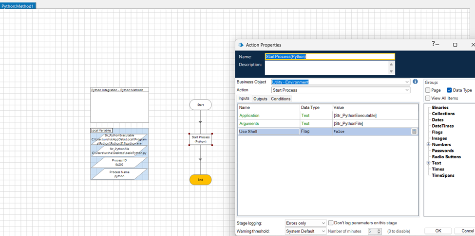 Method 1 Output