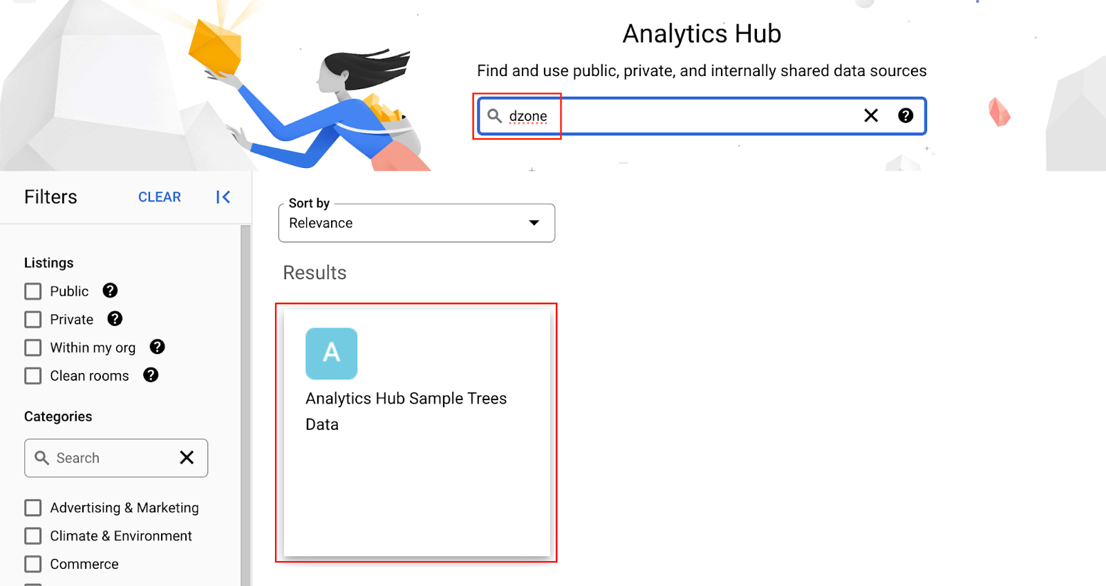 Data Sharing Using Google Analytics Hub