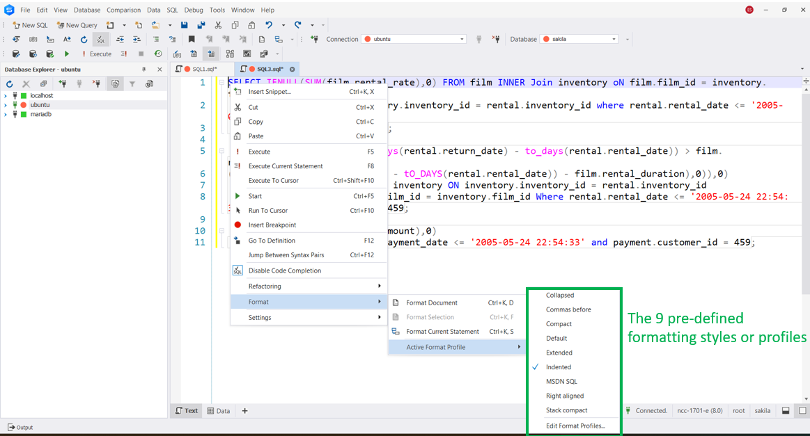 MySQL Formatter: How to Make Beautiful Code