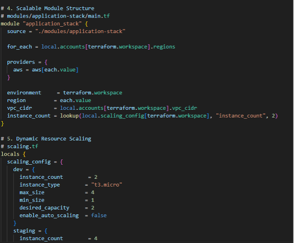 for_each loop automates the cloud resource provisioning process at scale across regions with IaC