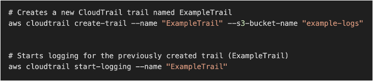 Activate CloudTrail