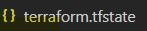 What the Terraform state file looks like