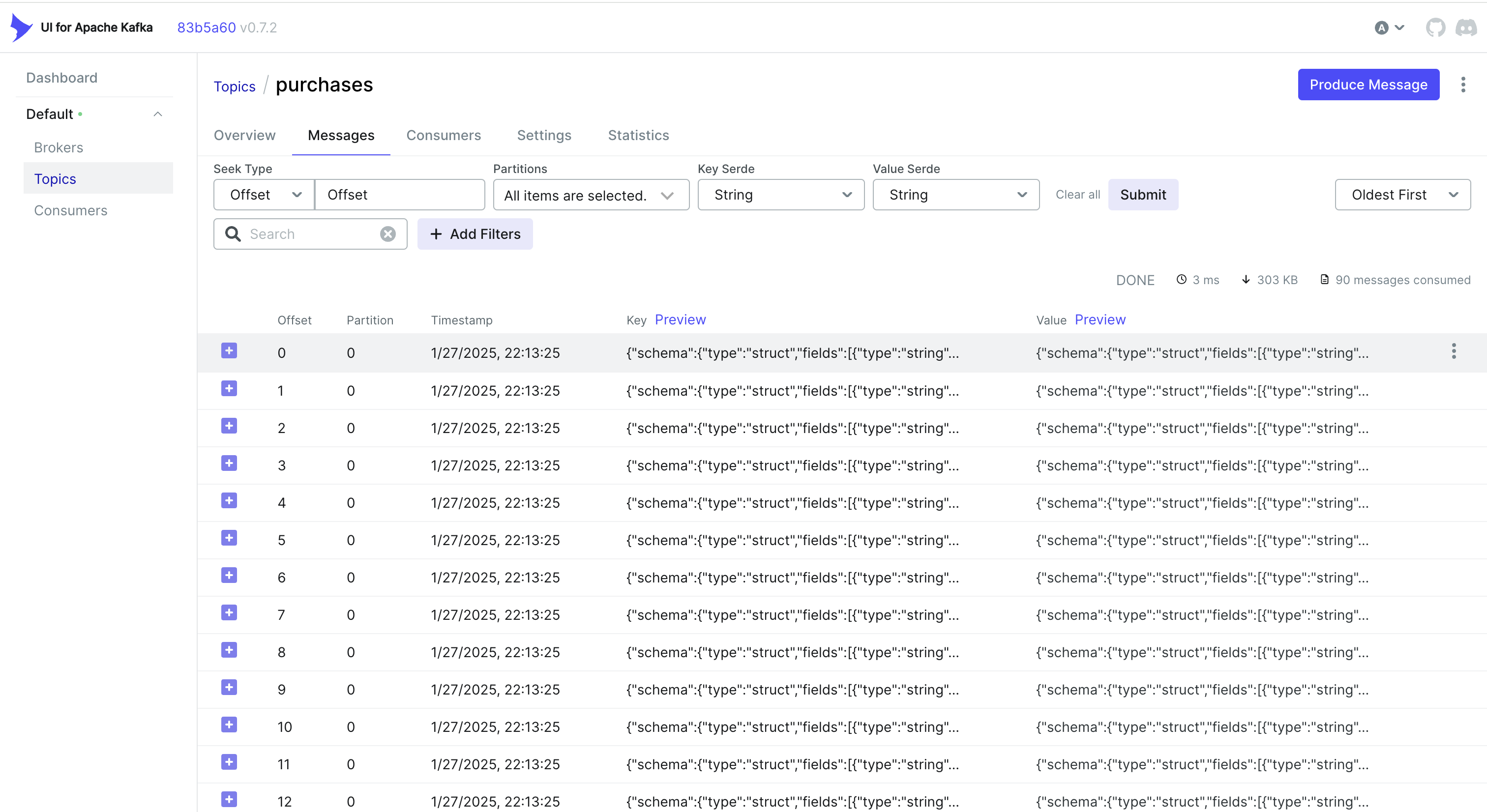 Debezium captures the change and sends it to Kafka