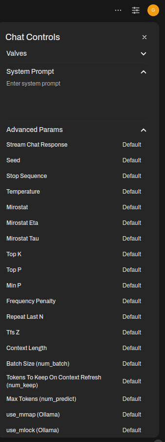 Set some controls