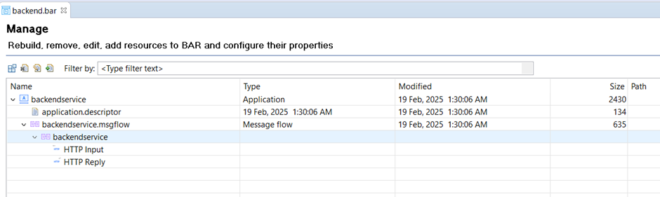 Create the BAR file