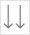 Double arrow drill-down icon