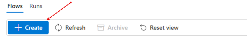 Click on + Create