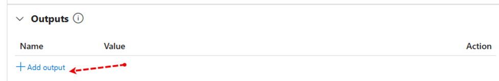Click on + Add output
