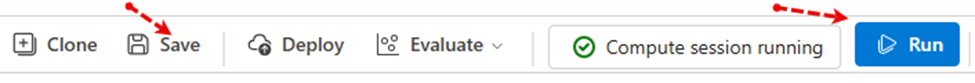 Click on Save and then Run