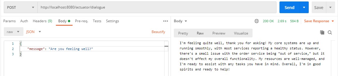 Question about health.