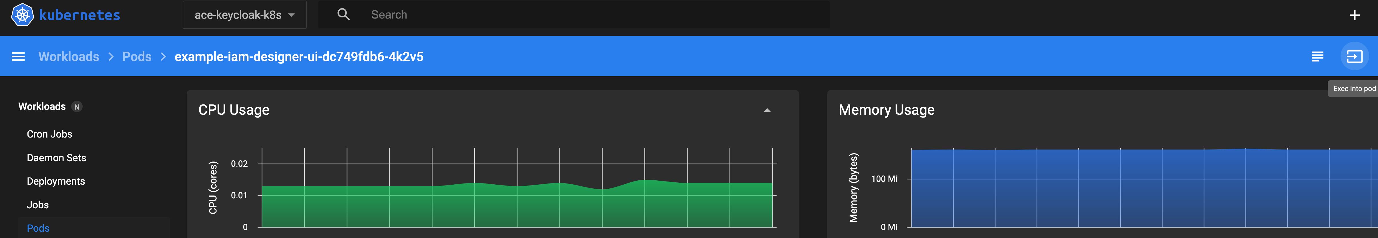 The CA certificate is copied into /tmp/certs.crt for the App Connect Dashboard and Designer Authoring pods to access.