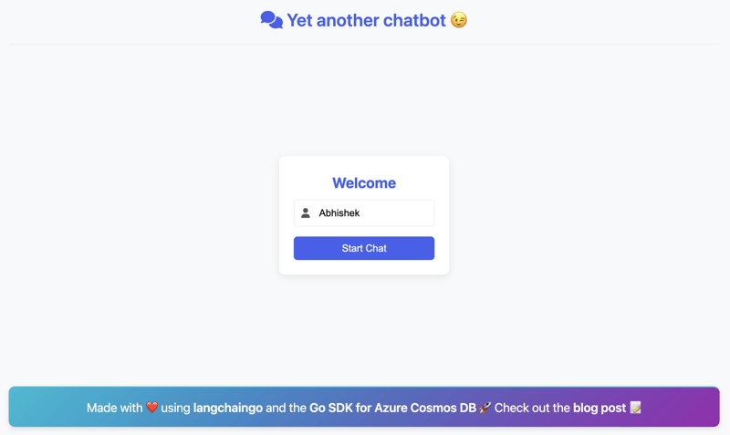 Chat history for AI apps