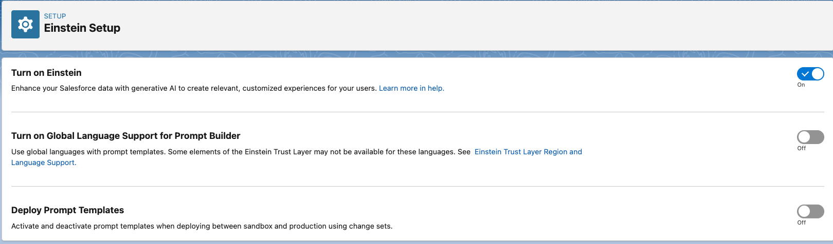 An image of Einstein Setup