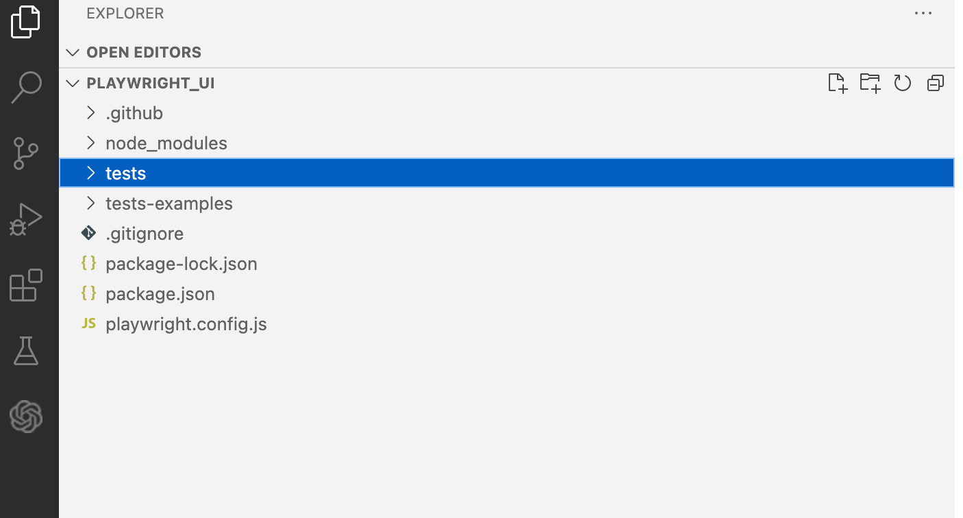 Folder structure