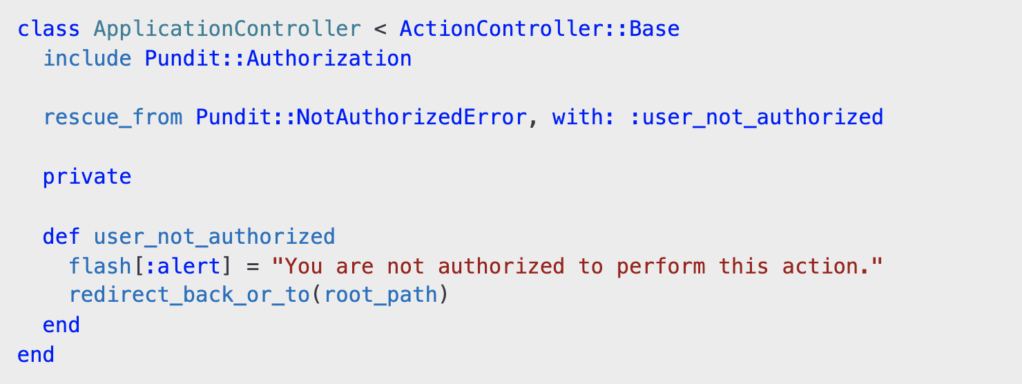 Customize the user_not_authorized method