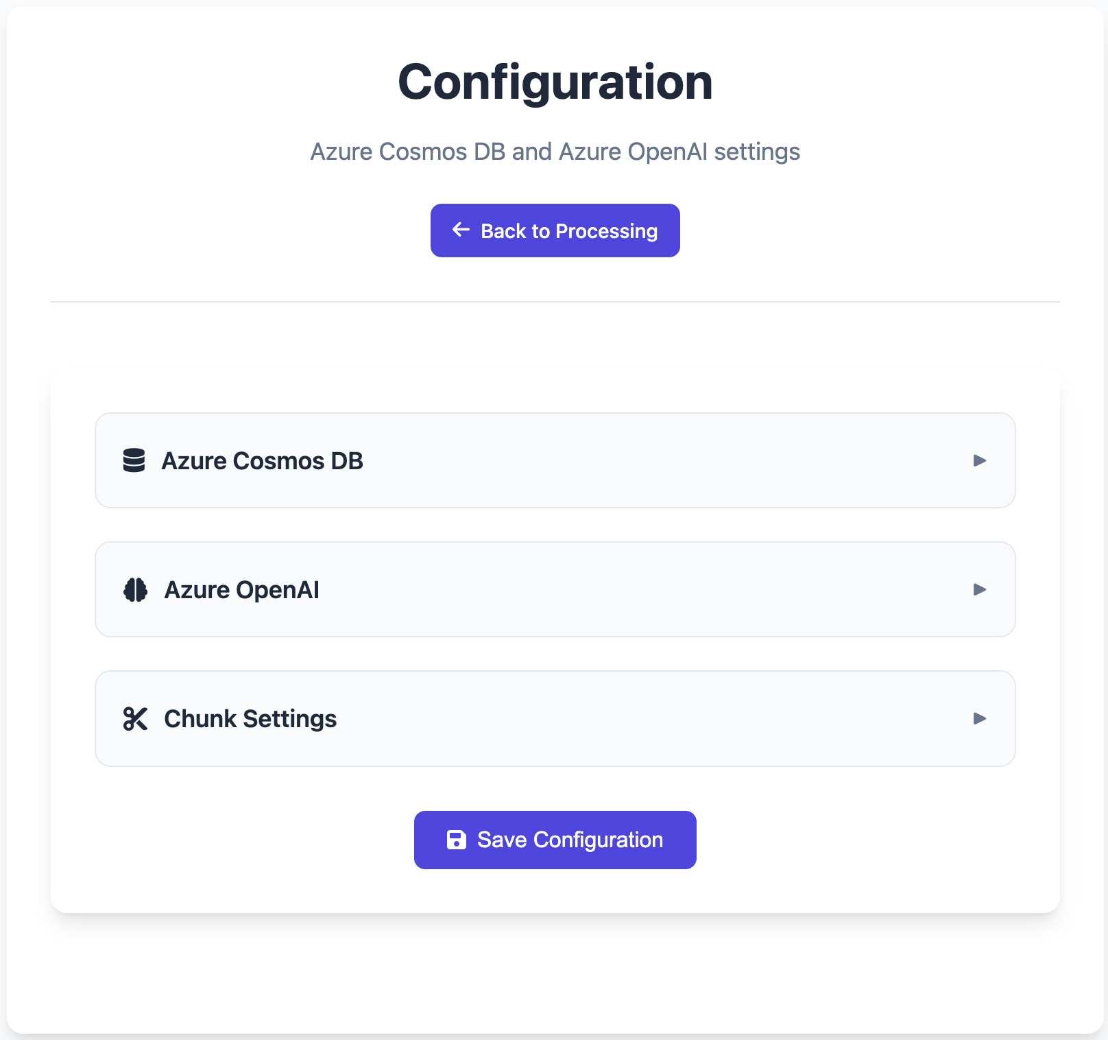 Configuration