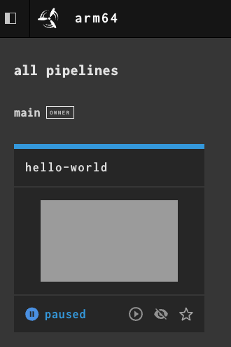 Check the pipeline in the UI