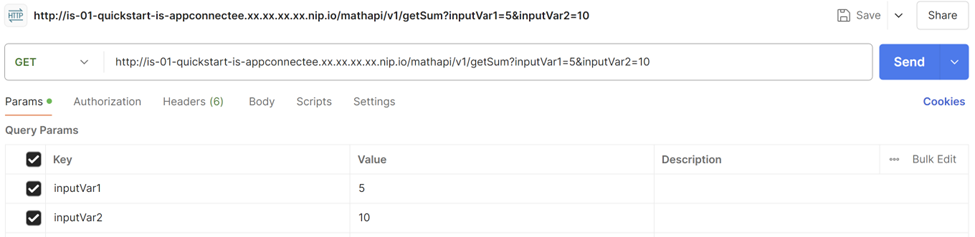 Postman configuration