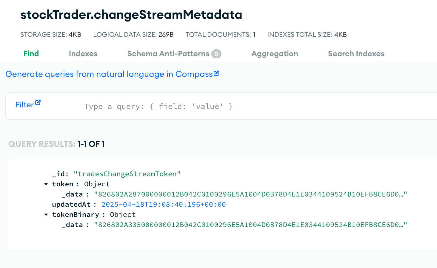 MongoDB database