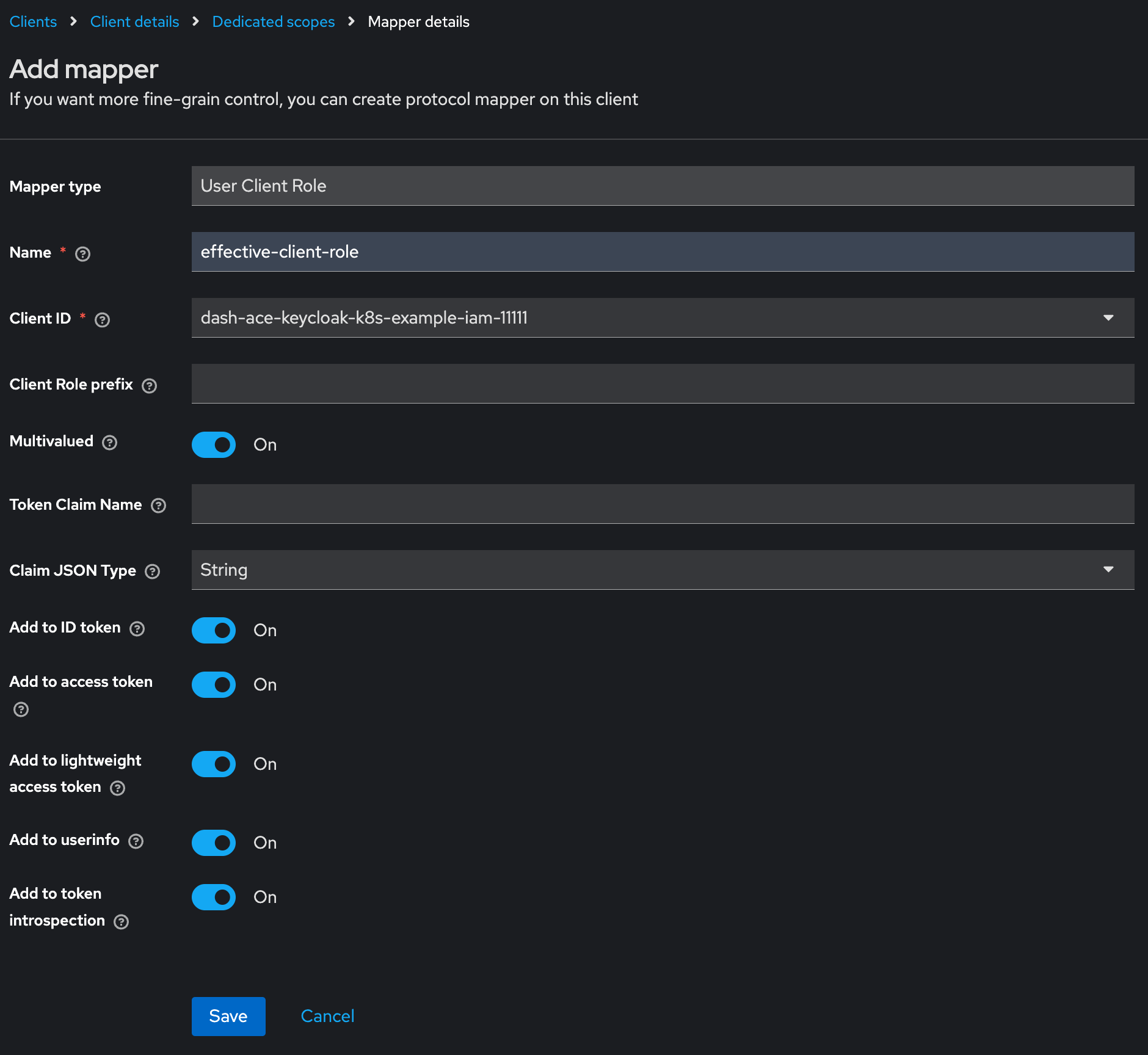 Save to complete mapper