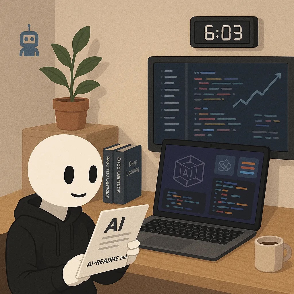 Could not resist generating an AI image in an article about AI.