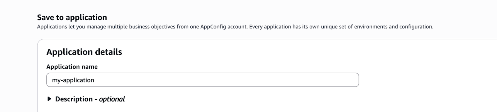 Save to application
