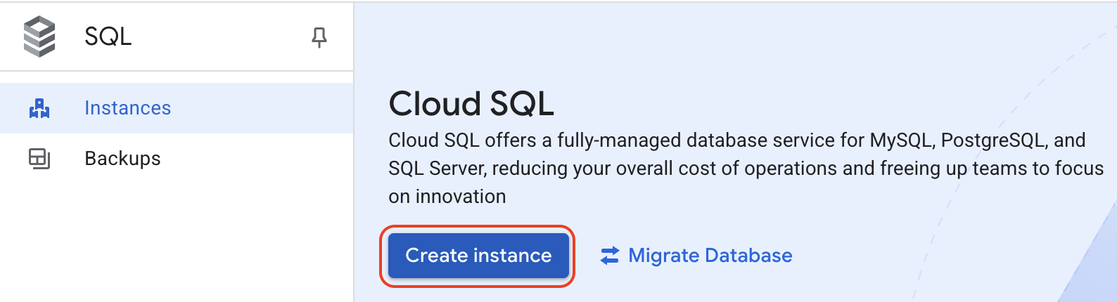 Creating Your Cloud SQL for PostgreSQL