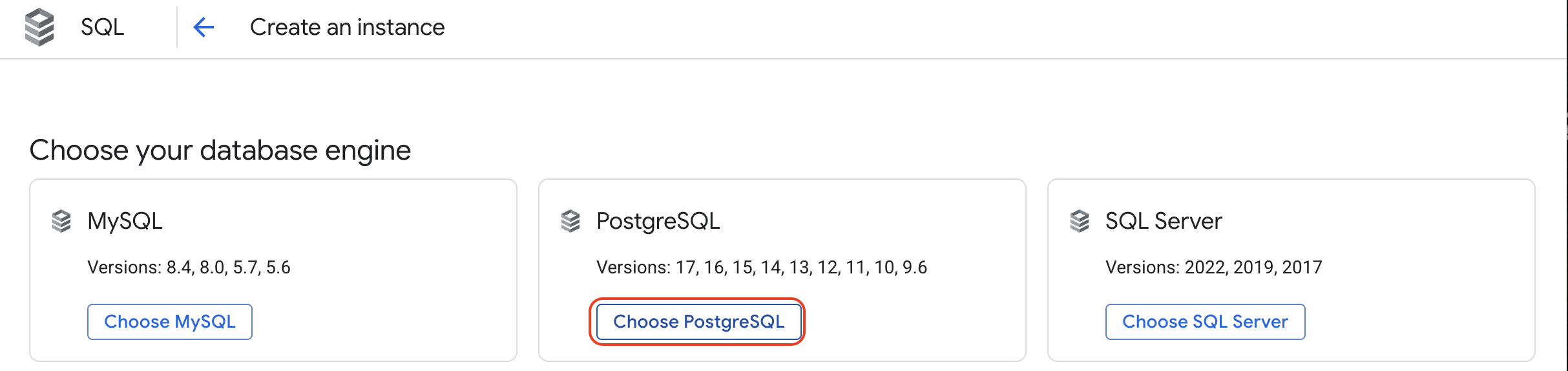 Creating Your Cloud SQL for PostgreSQL