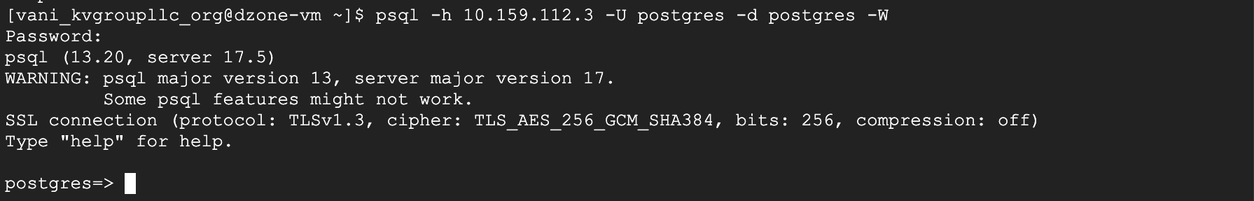Creating Your Cloud SQL for PostgreSQL