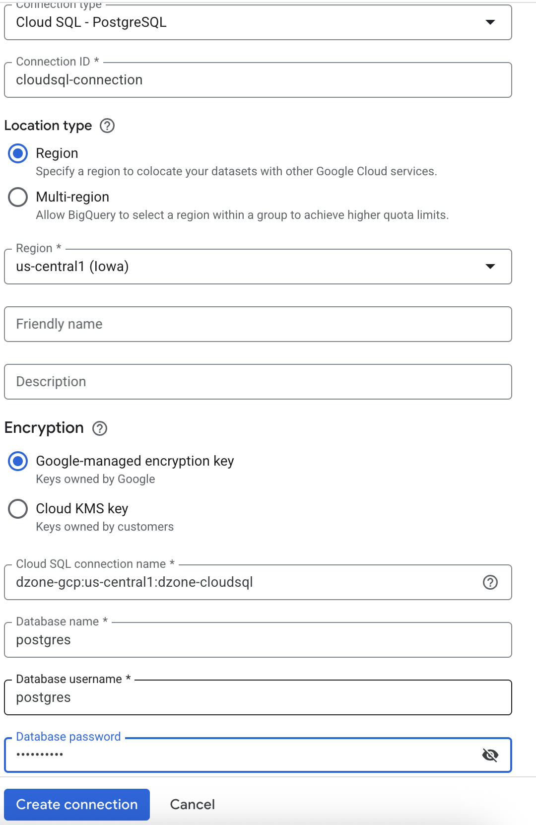 Querying Cloud SQL Data from BigQuery