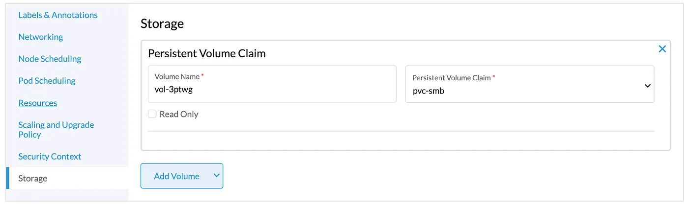 Persistent Volume Claims