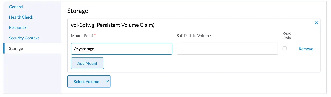 Persistent Volume Claims