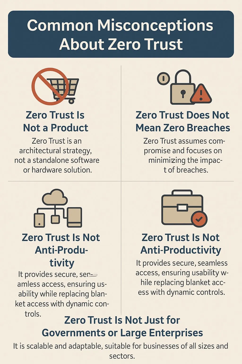 Common misconceptions about Zero Trust