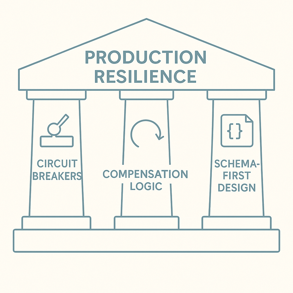 The three pillars of production resilience