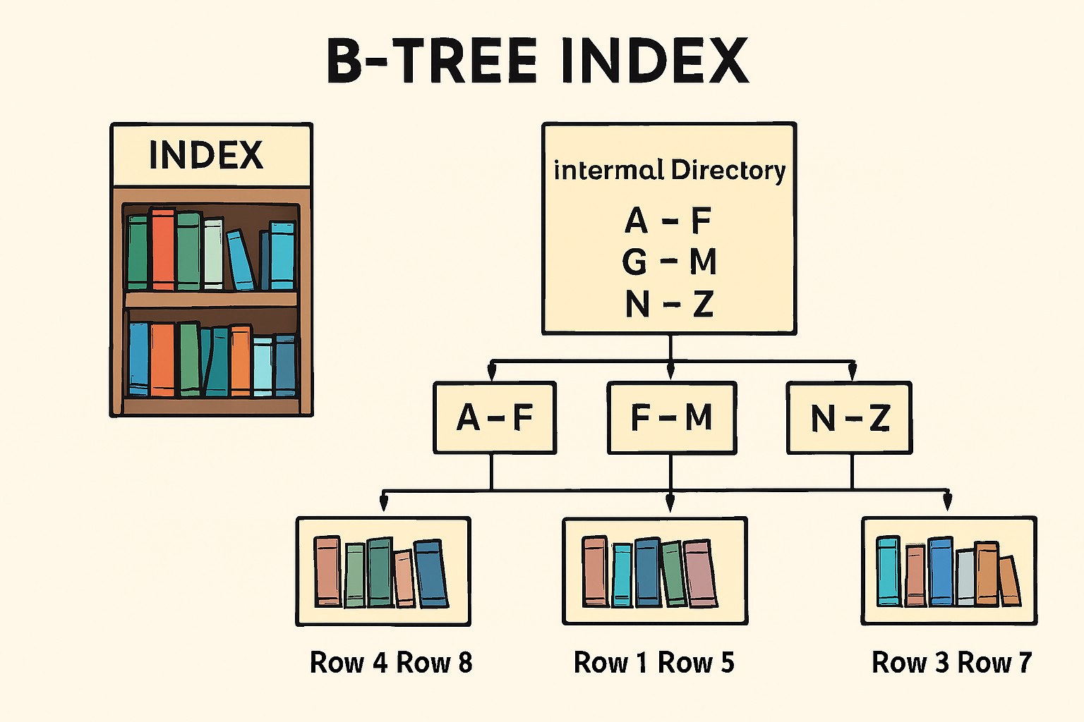 B-tree index
