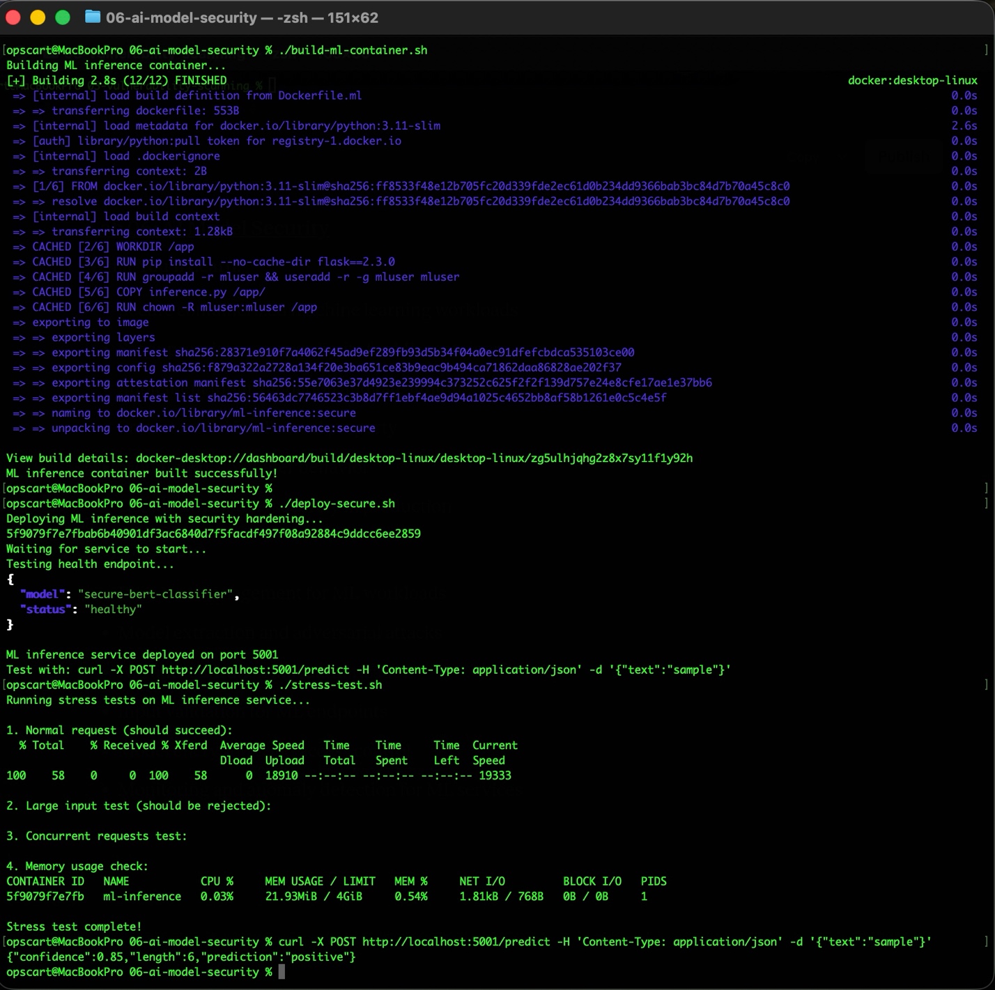 Deploy with security controls