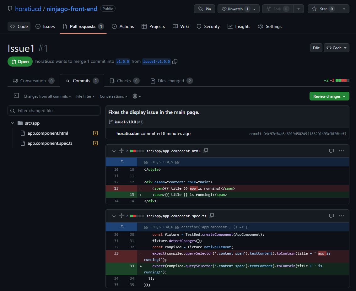 Have the changes reviewed and approved