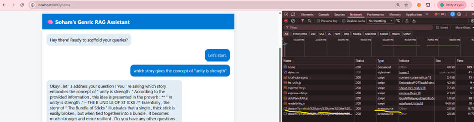 A simplistic UI for Spring AI Rag