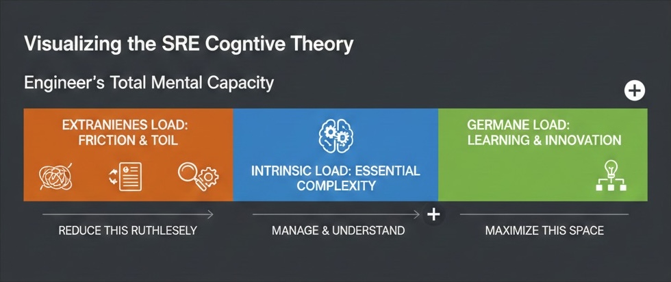 Visual representation of the SRE Cognitive Theory