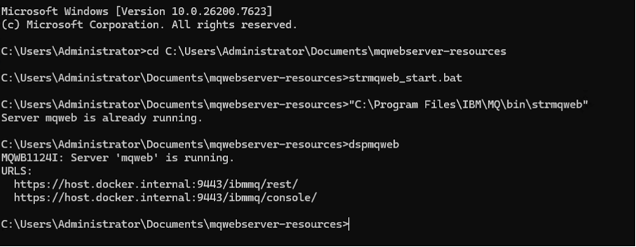 Update the MQ Installation path to reflect your MQ setup